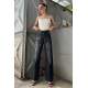 Mad Girls Black Palazzo Jeans Mg1178 - Siyah