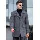 Madmext Anthracite Slate Coat For Men 5186 - Antrasit