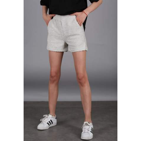 Mad Girls Grey Short MG572 - Gri