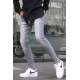 Madmext Men Skin Fit Smoke Gray Jeans MDX9006 - Füme