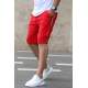 Madmext Red Striped Fitness Capri for Men 2907 - Kırmızı