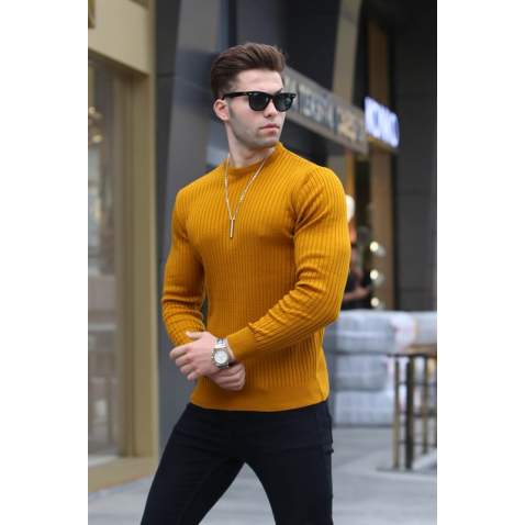 Mustard Knitwear Sweater 5183 - Hardal