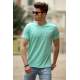 Madmext Green Basic T-shirt for Men 4513 - Yeşil