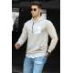 Madmext Cream Men's Sweatshirt 4750 - Bej