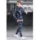 Madmext Anthracite Camouflage Patterned Tracksuit Set 4765 - Antrasit