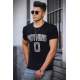 Madmext Black Printed T-shirt for Men 4394 - Siyah