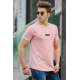 Madmext Soft Pink T-shirt for Men 4547 - Pudra