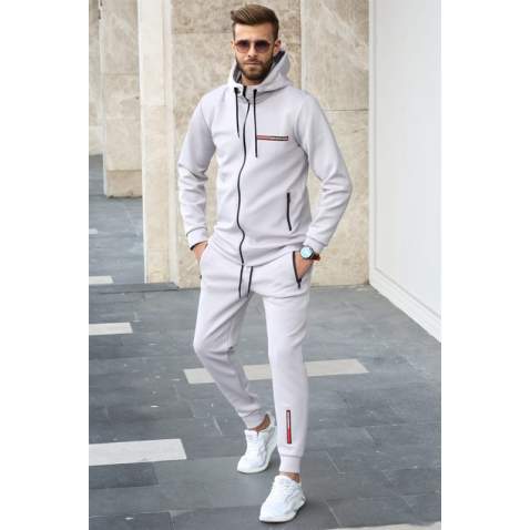 Madmext Gray Tracksuit For Men 5423 - Gri