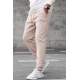 Madmext Men Plain Beige Sweatpants 5433 - Bej