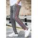 Madmext Grey Striped Sweatpants 4205 - Gri