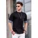 Madmext Men Black T-shirt 5806 - Siyah