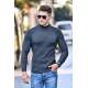 Madmext Dark Grey Turtleneck Jumper 4369 - Antrasit