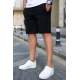 Madmext Men Regular Fit Black Shorts 5404 - Siyah