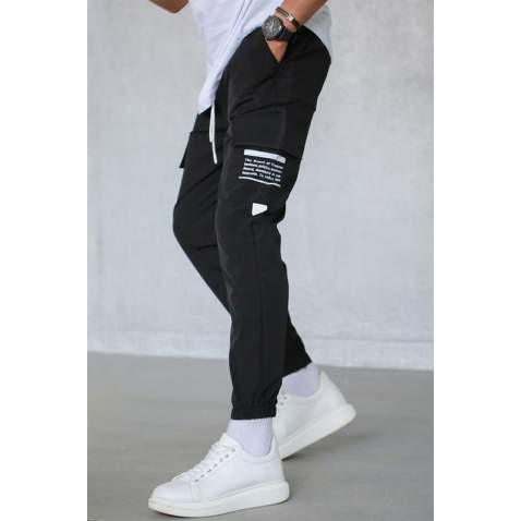 Men Black Jogger Trousers 5468 - Siyah