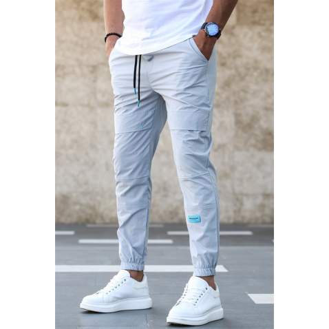 Madmext Men Basic Gray Sweatpants 5412 - Gri