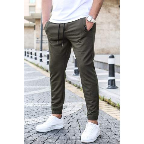 Madmext Khaki Sweatpants 5264 - Haki