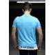 Madmext Turquoise T-shirt for Men 4521 - Turkuaz