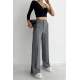 Anthracite Palazzo Pants MG1553 - Antrasit