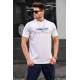 Madmext Men White T-shirt 5389 - Beyaz