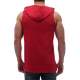 Sleeveless T-Shirt In Hooded Red Atlet 2887 - Kırmızı