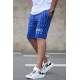 Madmext Saxe Striped Capri for Men 2909 - Sax mavi