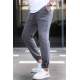 Madmext Men Smoke Gray Printed Sweatpants 5617 - Füme