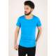 Madmext Men Basic Blue T-shirt 2308 - Mavi