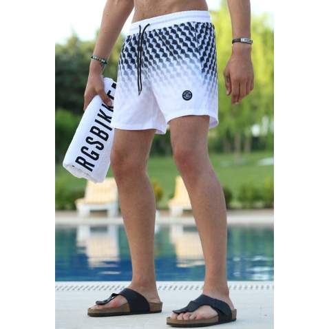 Black Basic Swim Shorts 5778 - Siyah