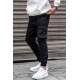 Madmext Men Slim Fit Black Cargo Trousers 5695 - Siyah