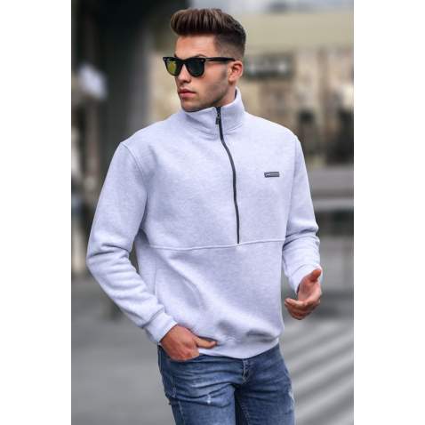 Madmext Men Marl Gray Sweatshirt 5316 - Karmelanj