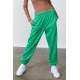 Women Green Oversize Sweatpants MG1235 - Yeşil