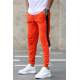 Madmext Orange Striped Sweatpants 2928 - Turuncu