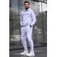 Madmext Men Printed Marl Snow Tracksuit 5298 - Karmelanj