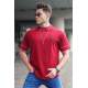 Madmext Men Maroon T-shirt 5355 - Bordo