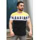 Madmext Yellow Printed T-shirt for Men 2974 - Siyah