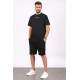 Madmext Men Black Shorts Set 5382 - Siyah