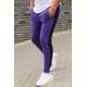 Mens Sweatpants In Striped Design Purple Color 2926 - Mor