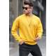 Madmext Men Yellow Sweatshirt 4782 - Sarı