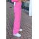 Mad Girls Pink Palazzo Jeans Mg1189 - Pembe