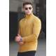 Madmext Men Mustard Sweatshirt 5155 - Hardal