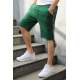 Madmext Green Striped Capri for Men 2905 - Yeşil