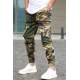 Men Camouflage Green Cargo Trousers 5447 - Yeşil