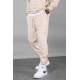 Men Beige Basic Jogger Trousers - Bej