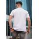 Men Basic White T-Shirt - Beyaz