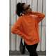 Mad Girls Turtleneck Orange Sweater MG1252 - Turuncu