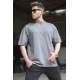 Madmext Men Oversize Smoke Gray T-Shirt 5803 - Füme