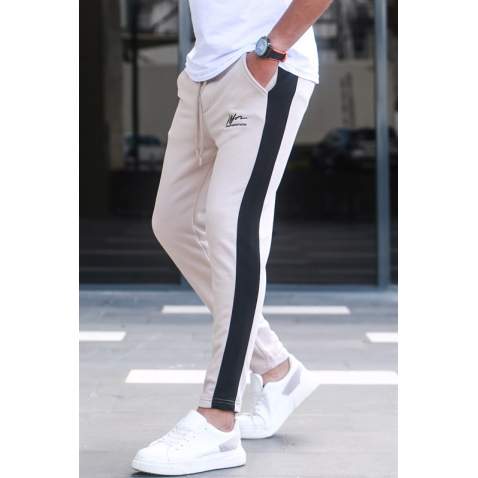 Madmext Men Beige Sweatpants 5618 - Bej