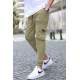 Men Camel Cargo Trousers 5461 - Camel