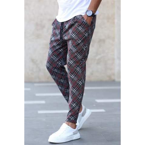 Madmext Men Maroon Sweatpants 5112 - Bordo