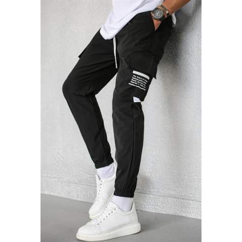 Men Black Jogger Trousers 5468 - Siyah